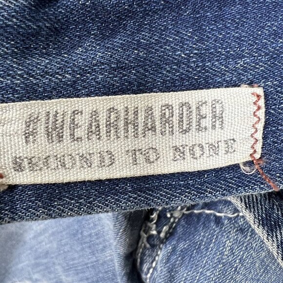 TK Axel NWT Men 36x32 Slim Boot Stretch Jeans Denim Back Flap Deco 5 Pockets - Picture 6 of 13